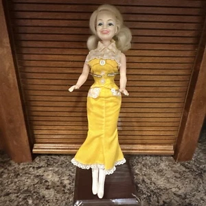 Vintage 1978 Dolly Parton Eegee Goldberger Doll size 12" w/ Barbie Dress & Boots - Picture 1 of 9