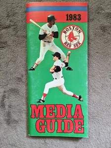 Boston Red Sox 1983 Media Guide Yaz Retire Vintage Rare BASEBALL SPORTS CRAFTS - Picture 1 of 2