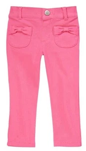 Gymboree Bow Pocket Twill Pants Rose Pink 12-18 months MSRP $30 NWT  - Bild 1 von 2