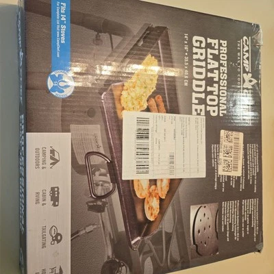 Plancha de 2 quemadores - Plancha de tapa plana para sistemas de cocina de 14" Foto 1 de 3