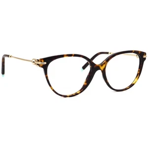 Tiffany & Co. Brille TF 2217 8015 Dark Havana/Gold Cat Eye Italy 53[]17 140 - Bild 1 von 6