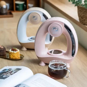 2-in-1 Single Serve Kaffeemaschine K Tasse & Gemahlener Kaffee Mini Brühmaschine - Bild 1 von 14