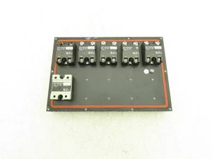 Carlo Gavazzi RM1A48D50S18 Solid State Relay 480V 50A SSR Heat Sink w/6 Relays - Picture 1 of 10