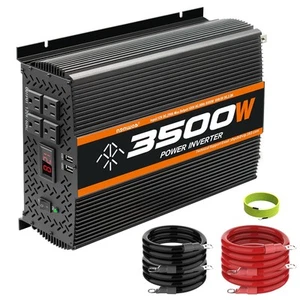 3500W Wechselrichter 12V DC auf 110V AC Wandler für Haus, Wohnmobil, LKW, Off-Grid Sola... - Bild 1 von 8