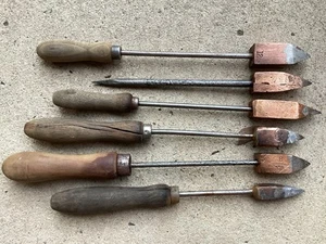 BULK LOT - Vintage SOLDERING IRONS Copper Head - Various Sizes - Picture 1 of 8