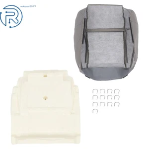Gray Driver Bottom Seat Cover & Foam Cloth Brand New For Jeep Wrangler 2007-2012 - Picture 1 of 13