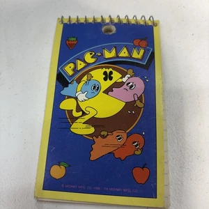 Pac-Man Arcade Vintage 1980 Midway 3”x5” Notizblock - Neu unbenutzt - Made in USA - Bild 1 von 2