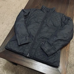 ADD Italy schwarze gesteppte Gänsedaunenjacke Trichterausschnitt Größe 8 - Bild 1 von 9