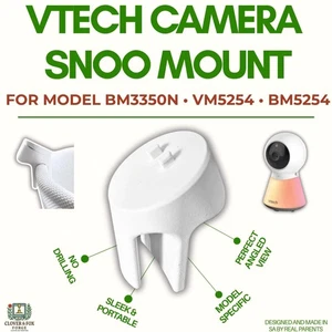 Snoo Bassinet Mount for Vtech Baby Monitors BM3350N, VM5254 & More | No Drill | - Picture 1 of 7