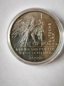 10 DM Gedenkmünze 10 Jahre Deutsche Einheit Silber - Bild 1 von 2