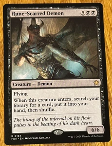 MTG Foundations, Rune-Scarred Demon - Picture 1 of 1