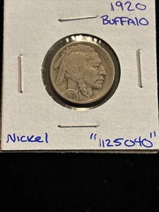 1920 Buffalo Nickel Circulated "1125040" USA 5C - Bild 1 von 24