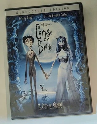 Tim Burton's Corpse Bride (WS DVD, 2005) Johnny Depp, Helena Bonham Carter, PG - Image 1 of 4