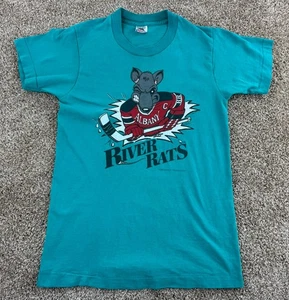 Vintage Albany River Rats Shirt Kids Large AHL Breakthrough Single Stitch USA - Picture 1 of 10