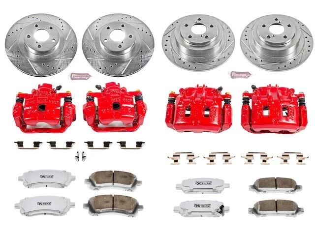 Kit de pastillas de freno y rotor delanteras y traseras para Subaru Outback PY114RH 2001-2002 Foto 1 de 1