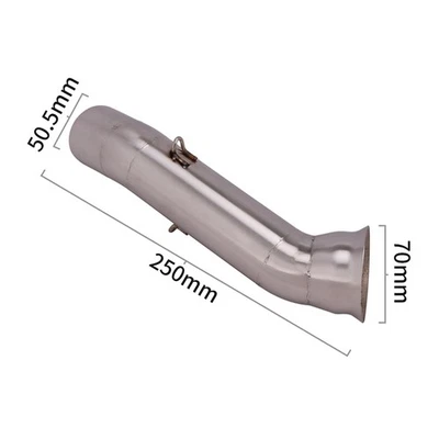 Chinelo para Ducati Hypermotard 821 Hyperstrada 821 2013-2018 tubo de escape link médio - Imagem 1 de 4