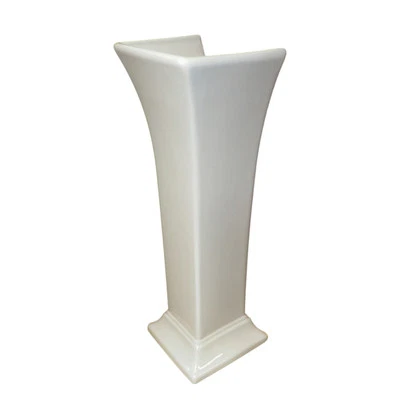 American Standard 0056001.020 Town Square S Fireclay Pedestal Leg Only - Image 1 of 3