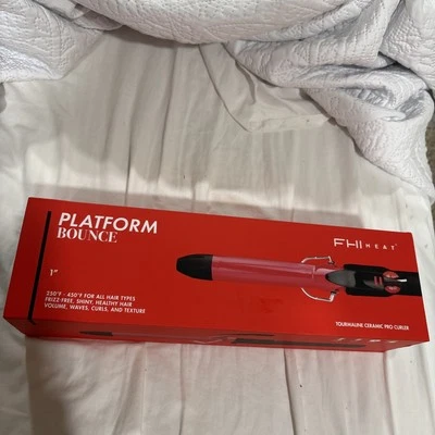 FHI Brands Platform Tourmaline Ceramic Professional Curling Iron 1-I" 1B - Image 1 of 2