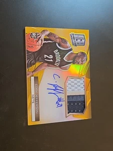 2014-15 Spectra Cory Jefferson RPA Rookie Patch Auto Gold Prizms /10 SSP - Picture 1 of 3
