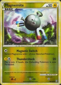 Pokémon Karte Magnemite 68/102 Reverse Holo Triumphierend LP - Bild 1 von 2