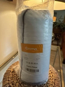 Emma Kissen 70x40x12 Weiß Neu Luxus Bettwäsche Self Care - Bild 1 von 5