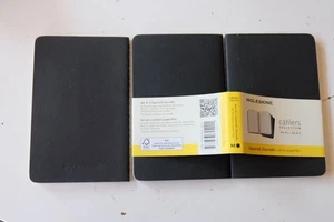 Moleskine Cahiers Sammlung schwarze Zeitschriften 3,5”x5,5” 64pp (3er Set) - Bild 1 von 4
