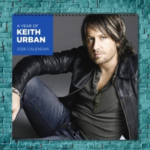 keith urban 2026 Wall Calendar, 12-Month Star Wall Calendar - Picture 1 of 4