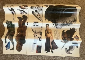 4 BLATT Star Wars 2011 Lucasfilm Peel Off Vinyl Aufkleber (komplett) - Bild 1 von 5