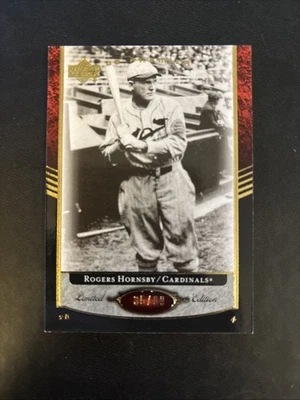 Upper Deck Premier 2007 - Rogers Hornsby #9/99 Foto 1 de 2