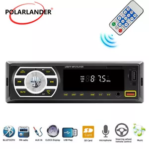 Bluetooth Single 1 Din Car Radio Audio Copy Voice Assistant Player, Car location - Picture 1 of 15