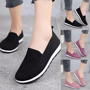 Women's Walking Shoes Casual Non Slip Running Tennis Gym Sneakers Lightweight - Picture 1 of 36