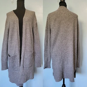 Madewell Cardigan spolverino oversize misto lana merino grigio XXS - Foto 1 di 6