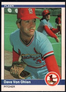 1984 Fleer MLB Baseball Trading Cards With Rookies 251-500