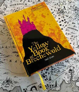 The Yellow Book of Brechewold Matt Strom LotFP rpg hardcover HC new - Imagen 1 de 4