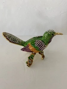 Schmuck Kolibri aufklappbarer Ring/Schmuckkästchen neu in Box Beschreibung lesen - Bild 1 von 12