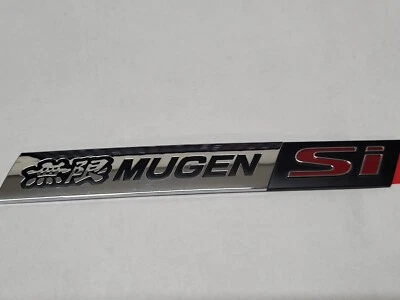 Rare JDM Genuine Factory Honda Civic MUGEN Si Emblem Decal OEM - Image 1 of 3
