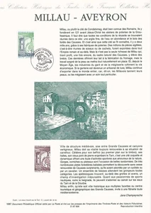 Document philatélique 1er jour 06- 1997 Millau Aveyron - Picture 1 of 1