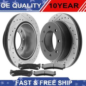 Rear Brake Rotor Ceramic Pad For Chevy Avalanche Silverado Sierra Suburban 2500 - Bild 1 von 6