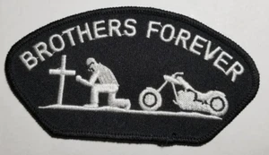 BROTHERS FOREVER shoulder patch approx 2.75x5.25" - Picture 1 of 2
