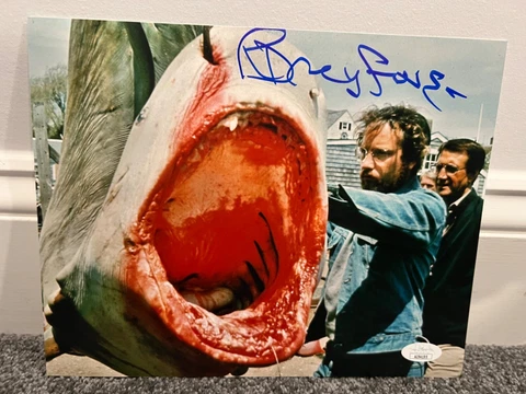 Richard Dreyfuss signed JSA COA 8x10 B JAWS Movie psa bas Cover