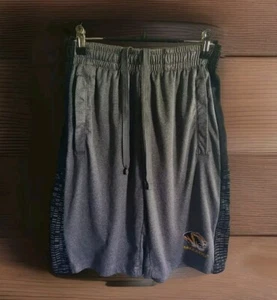 Missouri Tigers Mizzou Sports Shorts Small Gray Black w/ Pockets Excellent! - Picture 1 of 4
