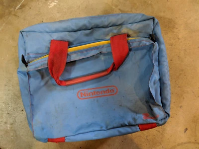 Padded Nintendo Storage Z-Bag Foam Storage Tote - Race Track Logo 1989 NES - Image 1 of 4