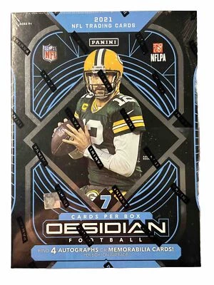 2021 Panini Obsidian FOOTBALL Hobby Box Factory Sealed 4 Autos or Memorabilia Ca - Image 1 of 4