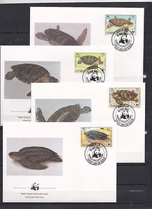 F1518 Anguilla 1983 - FDC - Dieren/Animals/Tiere (Schildpadden / Turtles) - WWF - Bild 1 von 1