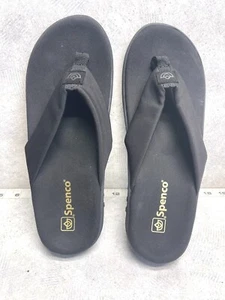 Spenco Victoria unterstützende Damen-Sandale Memory Foam klassisch schwarz – 6B neu ohne Etikett - Bild 1 von 9