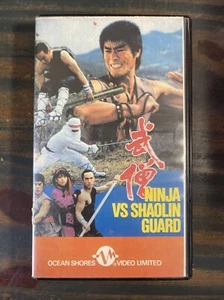 Ocean Shores VHS Ninja vs Shaolin Guard 1984 Kung Fu Kampfkunst  - Bild 1 von 4
