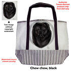 Canvas Tote - Black Chow Chow