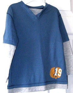 NWT TODDLER BOYS SANDOVAL BLUE LAYERED CHEROKEE TOP SIZE XS 4/5 - Picture 1 of 1