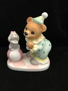 Homeco Clown Bear with Dog 8881 Home Interiors & Gifts - Picture 1 of 5