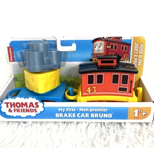 Thomas & Friend My First Break Car Bruno Push-Along Vehicle with Stacking Cargo - Picture 1 of 8